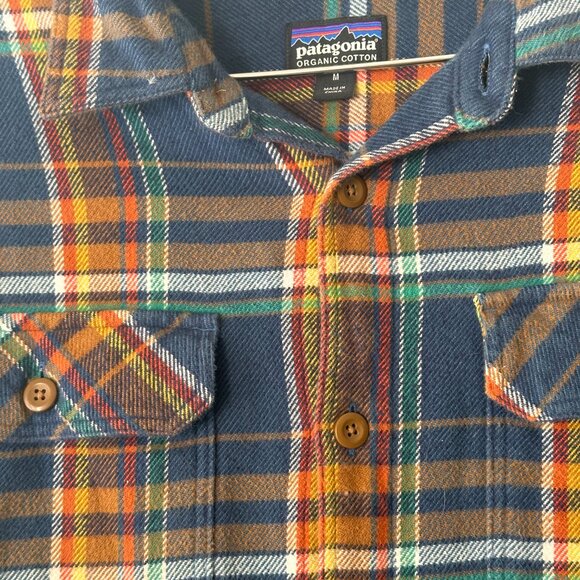 Patagonia Men's Long-Sleeved Fjord Flannel Shirt - Picture 4 of 6